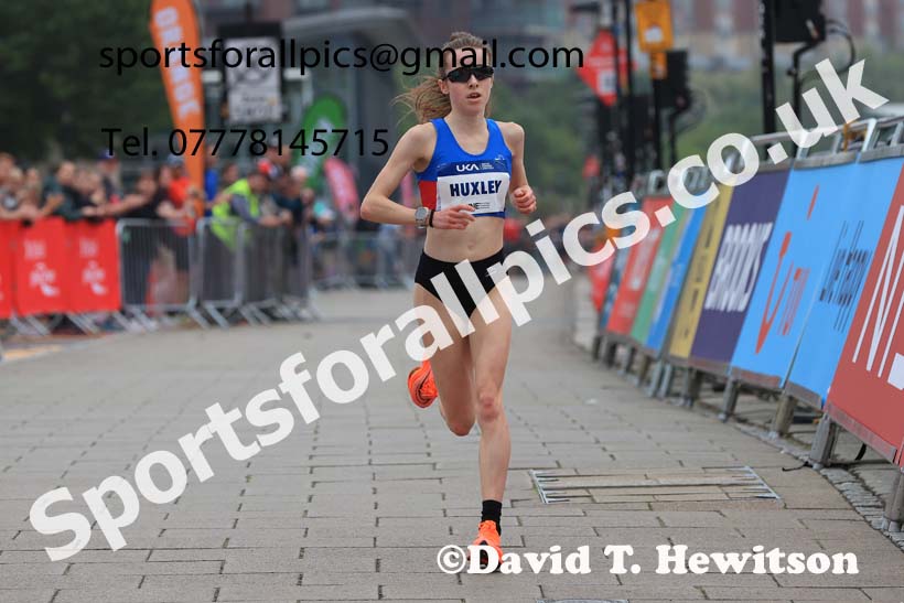 Womens 2024 UK Athletics 5k Road Champs., Newcastle/Gateshead Quayside.  Photo: David T. Hewitson/Sports for All Pics